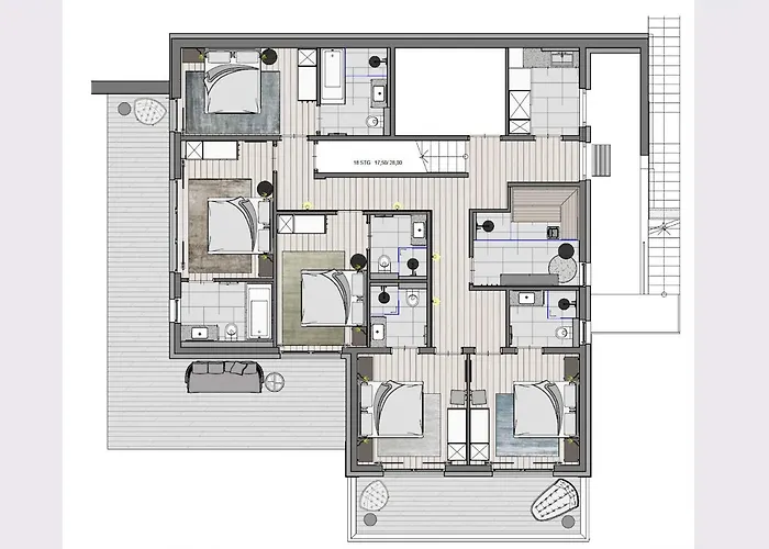 Horská chata Chalet. Mühlbach am Hochkönig